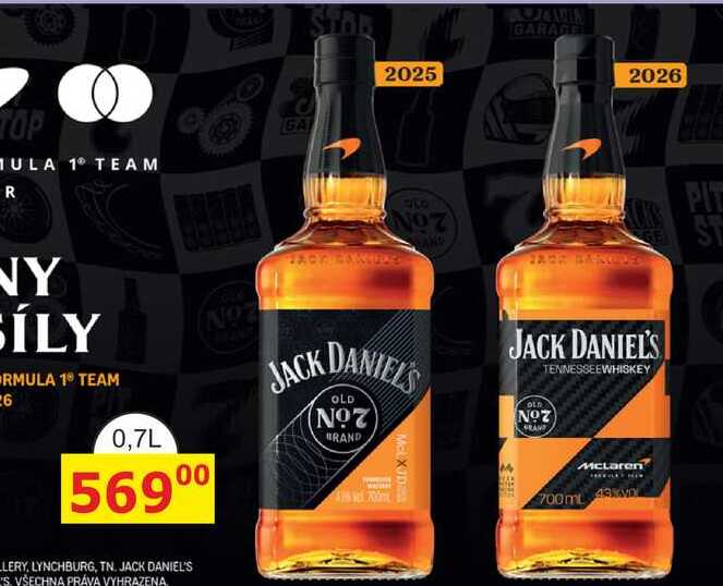 JACK DANIEL'S McLaren 700ml
