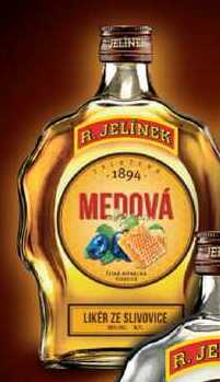R. Jelínek Medová Slivovice budík 35% 0,7l