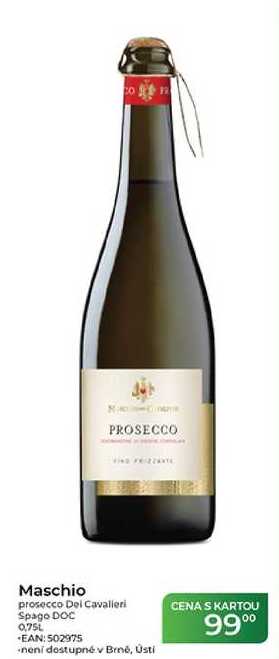 Maschio prosecco Del Cavalieri Spago DOC 0,75L