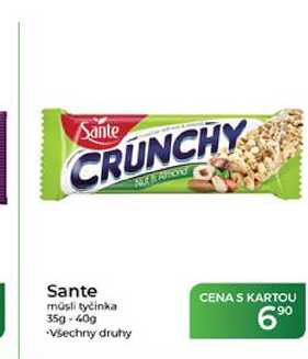 Sante müsli tyčinka 35g-40g