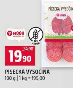 PÍSECKÁ VYSOČINA 100 g