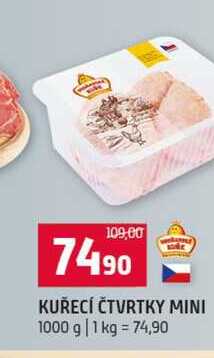 KUŘECÍ ČTVRTKY MINI 1000 g 