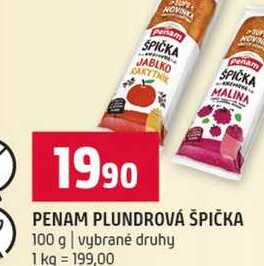 PENAM PLUNDROVÁ ŠPIČKA 100 g vybrané druhy