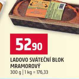LADOVO SVÁTEČNÍ BLOK MRAMOROVÝ 300 g