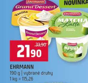 EHRMANN 190 g vybrané druhy 