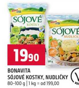 BONAVITA SÓJOVÉ KOSTKY, NUDLIČKY 80-100 g 
