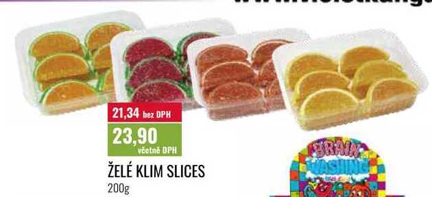 ŽELÉ KLIM SLICES, 200g
