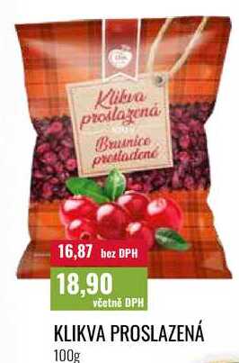 KLIKVA PROSLAZENÁ, 100g 