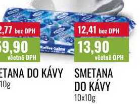 SMETANA DO KÁVY, 10x10g 