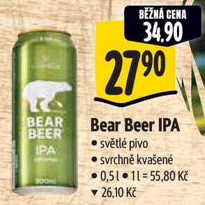 Bear Beer IPA, 0,5 l