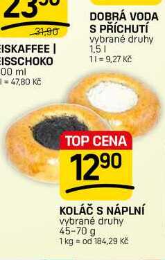 KOLÁČ S NÁPLNÍ vybrané druhy 45-70 g 