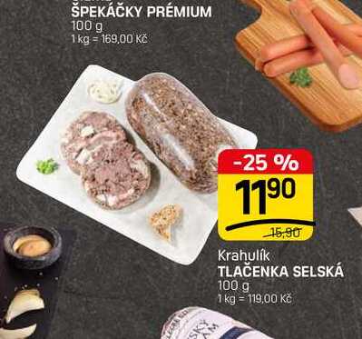 TLAČENKA SELSKÁ 100 g