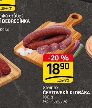 ČERTOVSKÁ KLOBÁSA 100 g