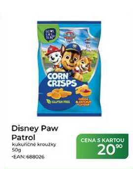 Disney Paw Patrol kukuřičné kroužky 50g 