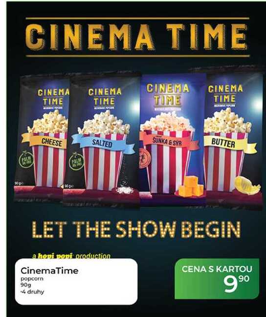 CinemaTime popcorn 90g 