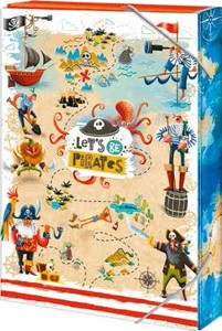 Školní box na sešity Let's be Pirates