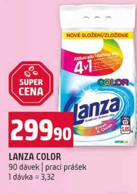 LANZA COLOR 90 dávek prací prášek 