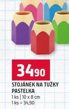 STOJÁNEK NA TUŽKY PASTELKA 1 ks 10 x 8 cm 