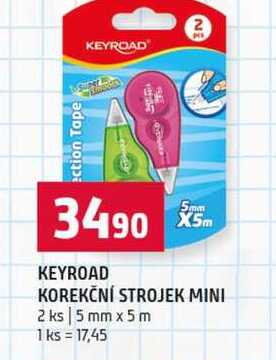 KOREKČNÍ STROJEK MINI 2 ks 5 mm x 5m
