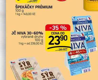 JČ NIVA 30-60% vybrané druhy 100 g
