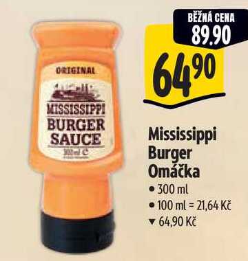 Mississippi Burger Omáčka, 300 ml