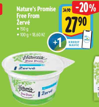 Nature's Promise Free From Žervé, 150 g