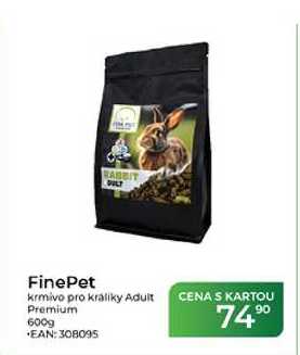 FinePet krmivo pro kraliky Adult Premium 600 g