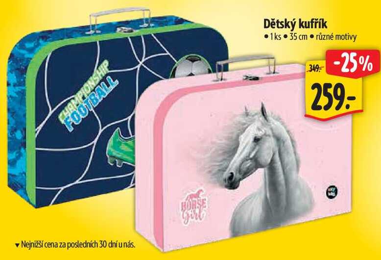 Dětský kufřík, 1ks, 35 cm