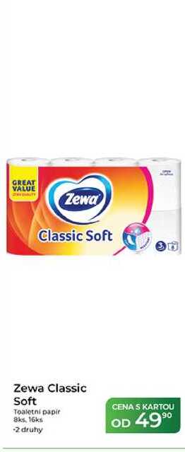 Zewa Classic Soft Toaletni papir aks, 16ks