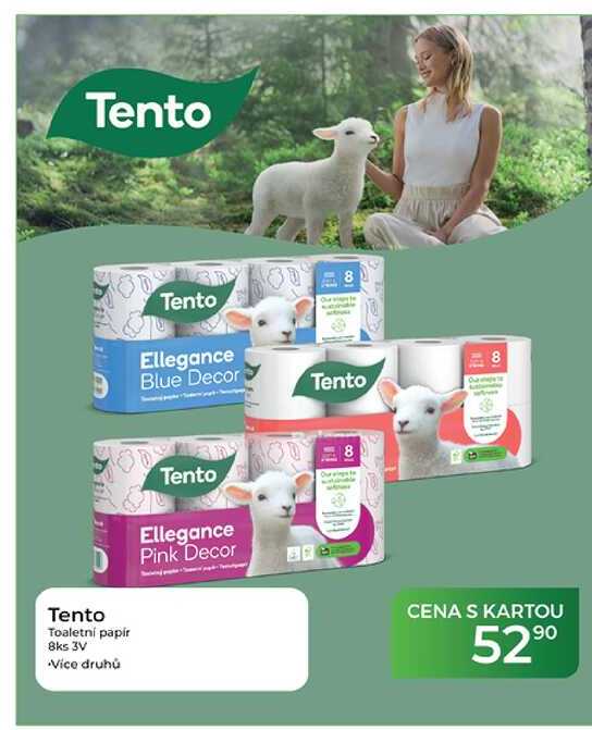 Tento Toaletni papir 8ks 3V  
