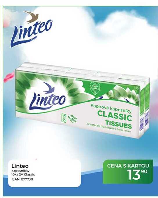 Linteo kapesníčky 10ks ZV Classic  