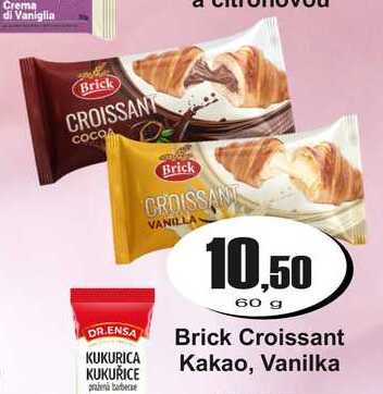 Brick Croissant Kakao, Vanilka 60 g