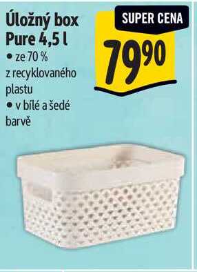Úložný box Pure, 4,5 l