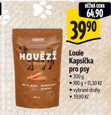 Louie Kapsička pro psy, 300 g 
