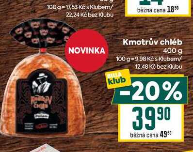 Kmotrův chléb 400 g 