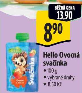Hello Ovocná svačinka, 100 g 