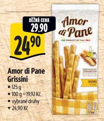 Amor di Pane Grissini, 125 g 