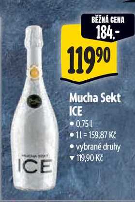Mucha Sekt ICE, 0,75 