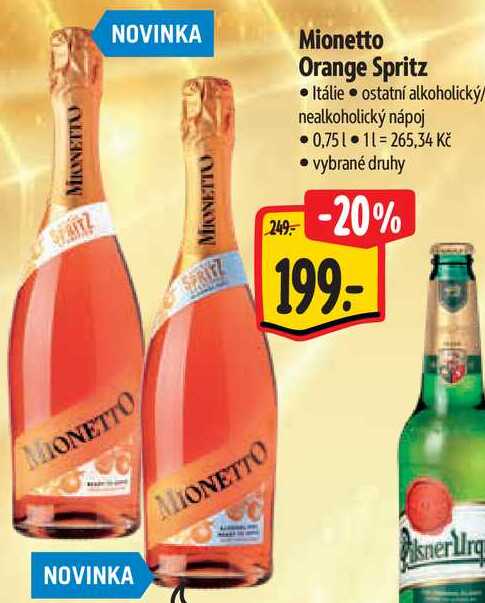 Mionetto Orange Spritz, 0,75 l
