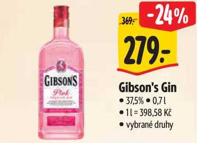 Gibson's Gin ,0,7 l