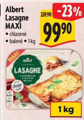 Albert Lasagne MAXI, 1 kg