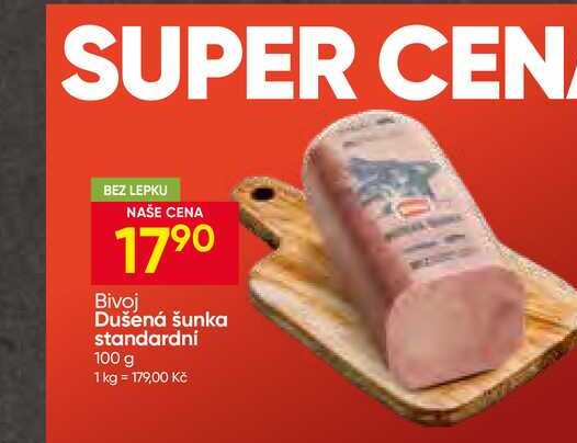 Bivoj Dušená šunka standardní 100 g
