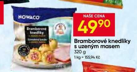 Nowaco Bramborové knedlíky s uzeným masem 320 g