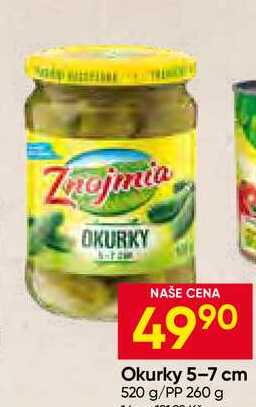 Znojmia Okurky 5-7 cm 520g