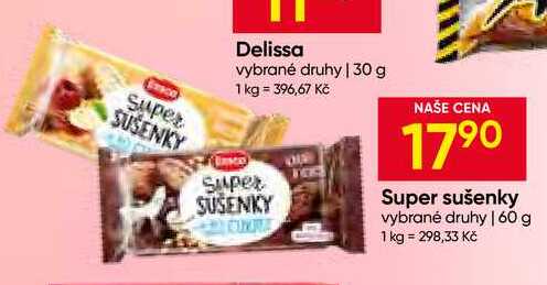 Emco SUPER sušenky 60g, vybrané druhy