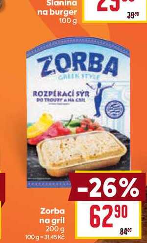 Zorba na gril 200g
