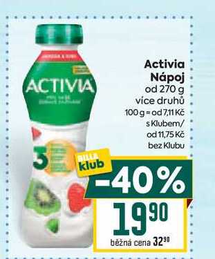 Activia Nápoj od 270 g 