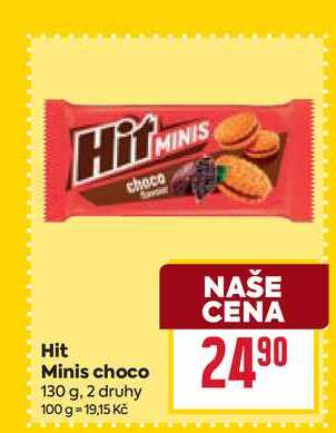 Hit Minis choco 130 g
