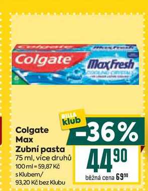 Colgate Max Zubní pasta 75 ml