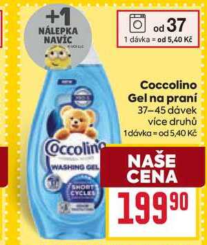 Coccolino Gel na praní 37-45 dávek